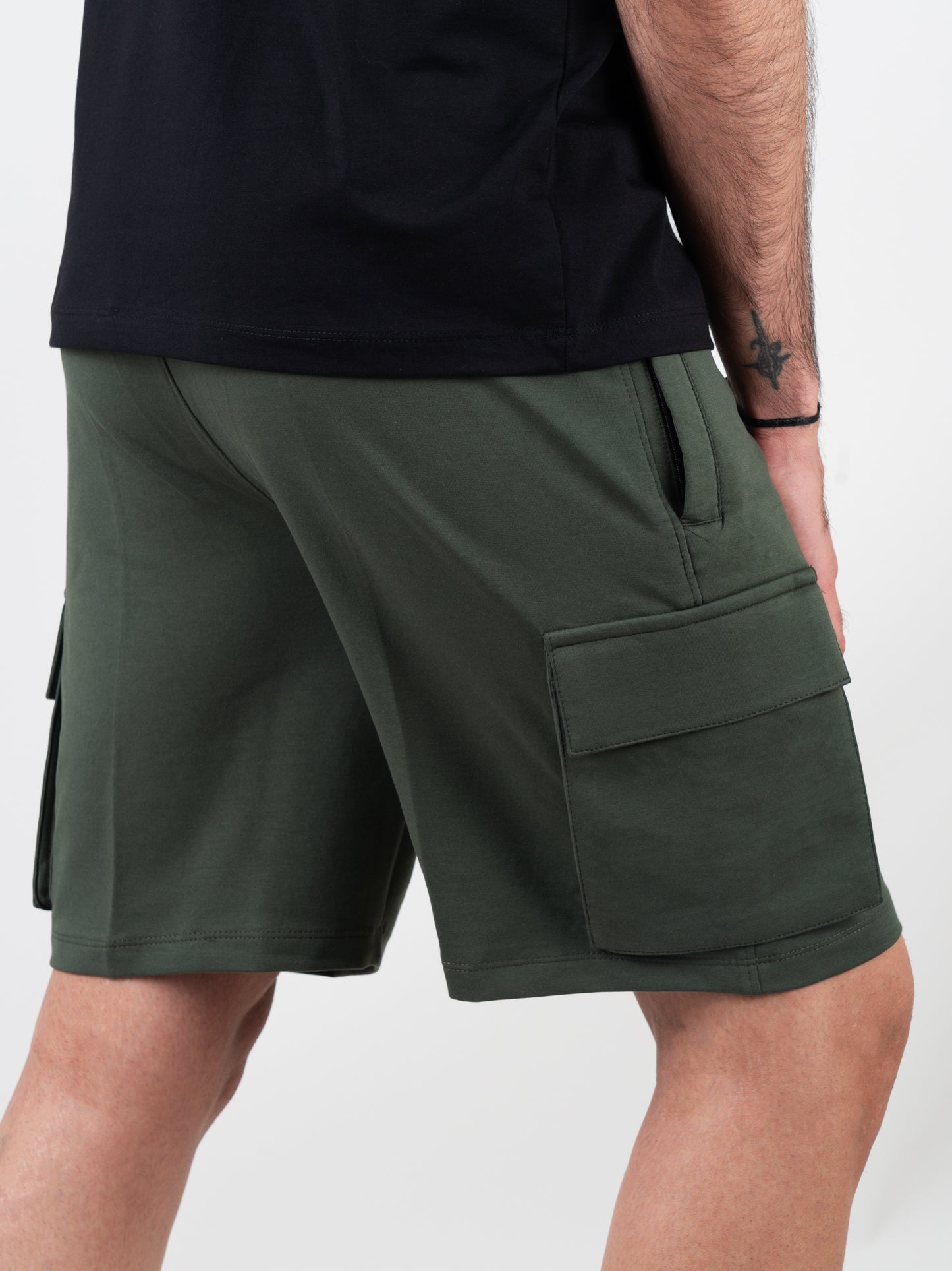 Fearless Cargo Shorts For Men - Olive Green