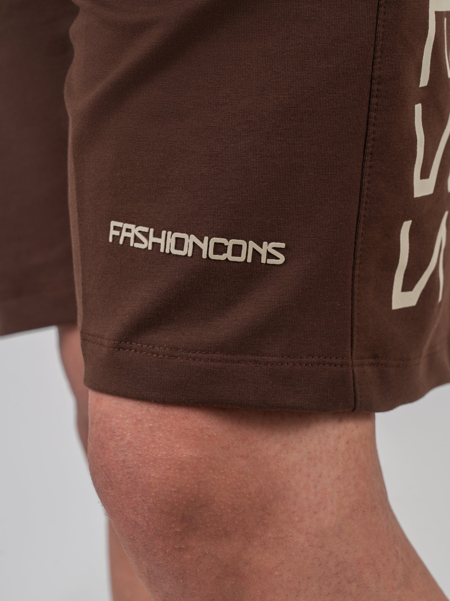 Classic Beige & Walnut shorts Co-Ords Set for Men