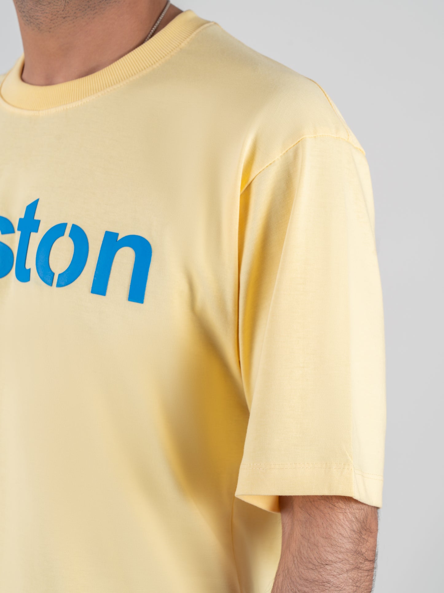 Boston Printed Cotton Oversized Tshirt For Men