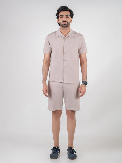 Martini Shirt & Shorts Co-Ords For Men