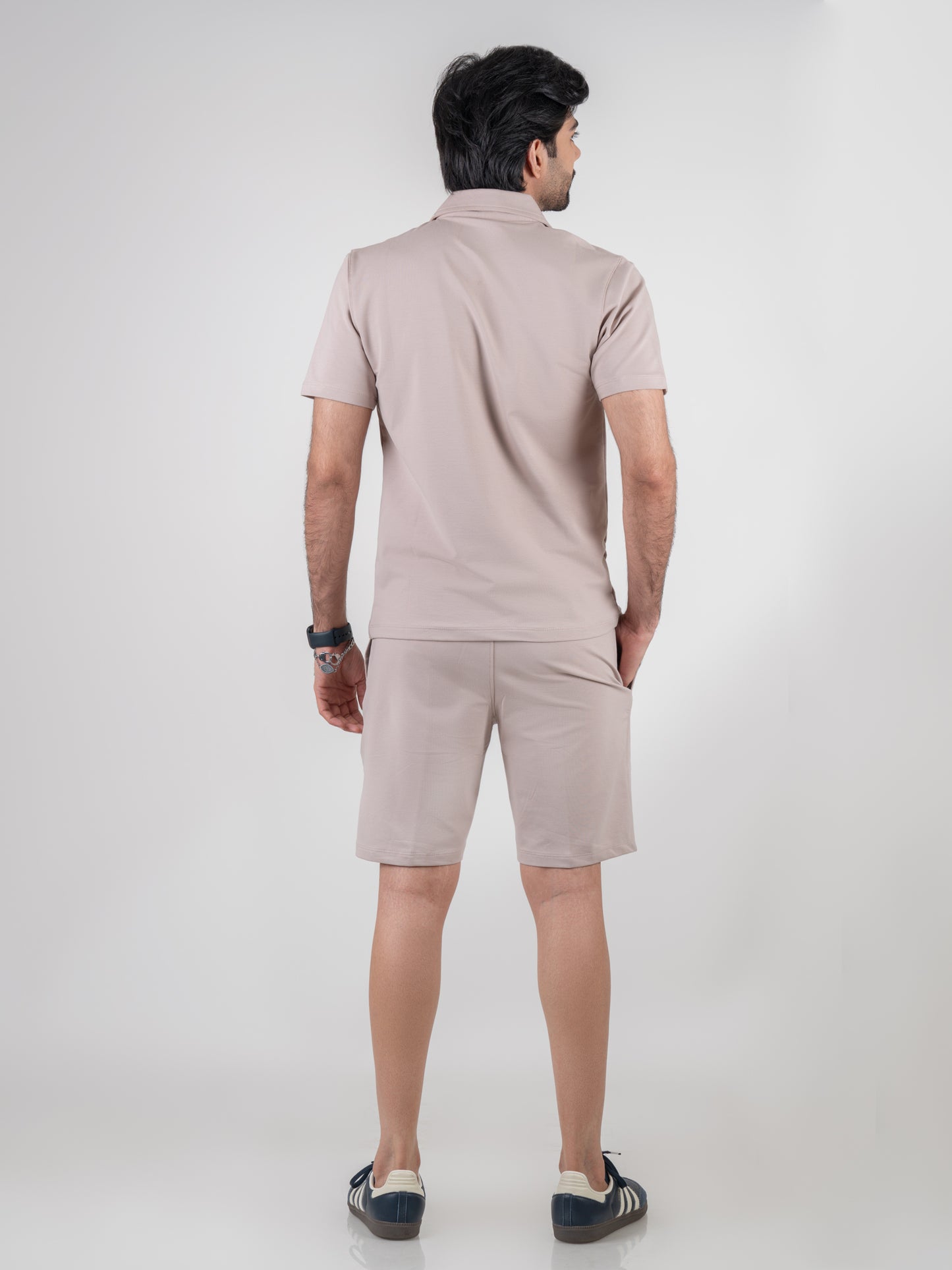Martini Shirt & Shorts Co-Ords For Men