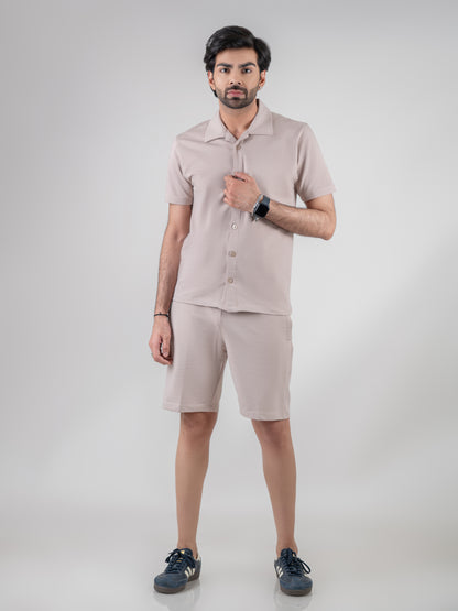 Martini Shirt & Shorts Co-Ords For Men