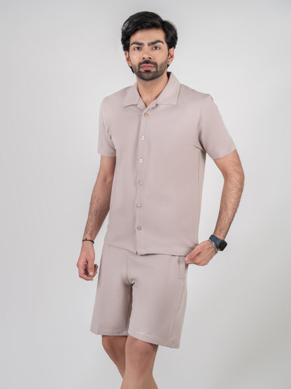 Martini Shirt & Shorts Co-Ords For Men