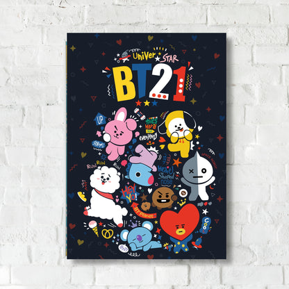 BT21 POSTER - BTS Wall Poster